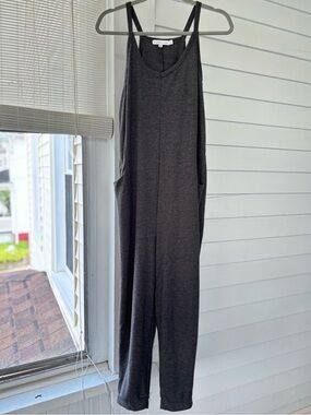 Sincerely Jules Charcoal Gray Sleeveless Jumpsuit